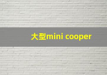 大型mini cooper